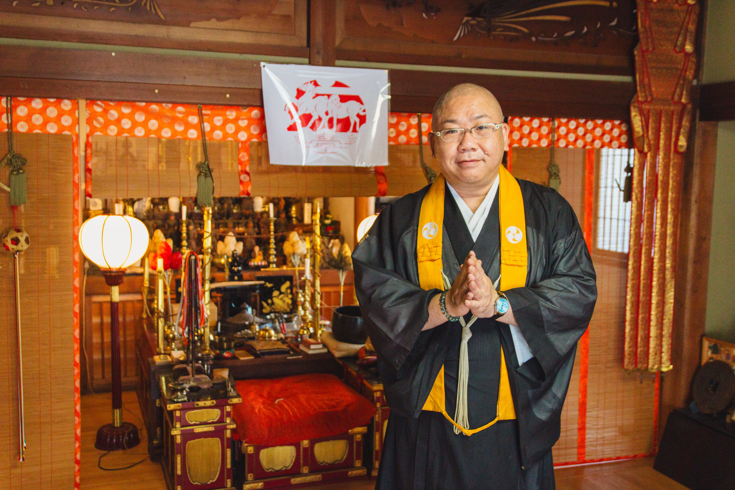 高野山真言宗
瑠璃山　極楽寺　　住職　早川　昇哲 さん